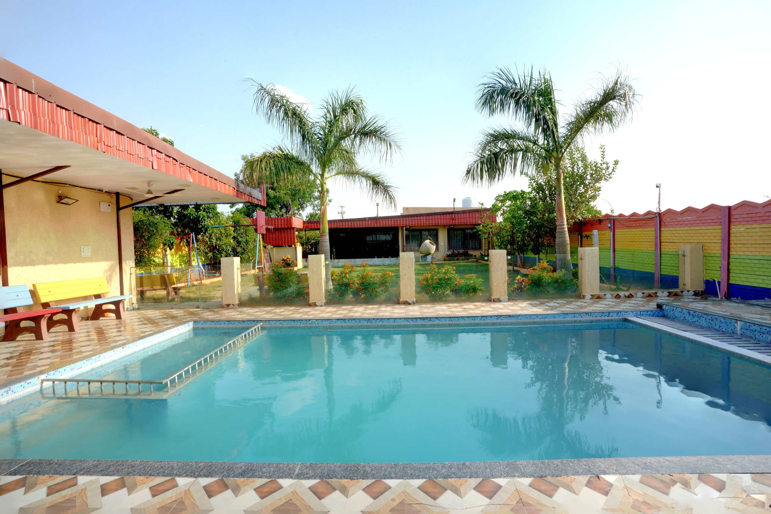 Pool side view